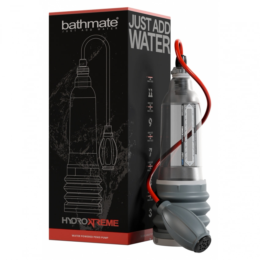HydroXtreme8 Bathmate – Pompa Hidro Transparentă 15–20 cm