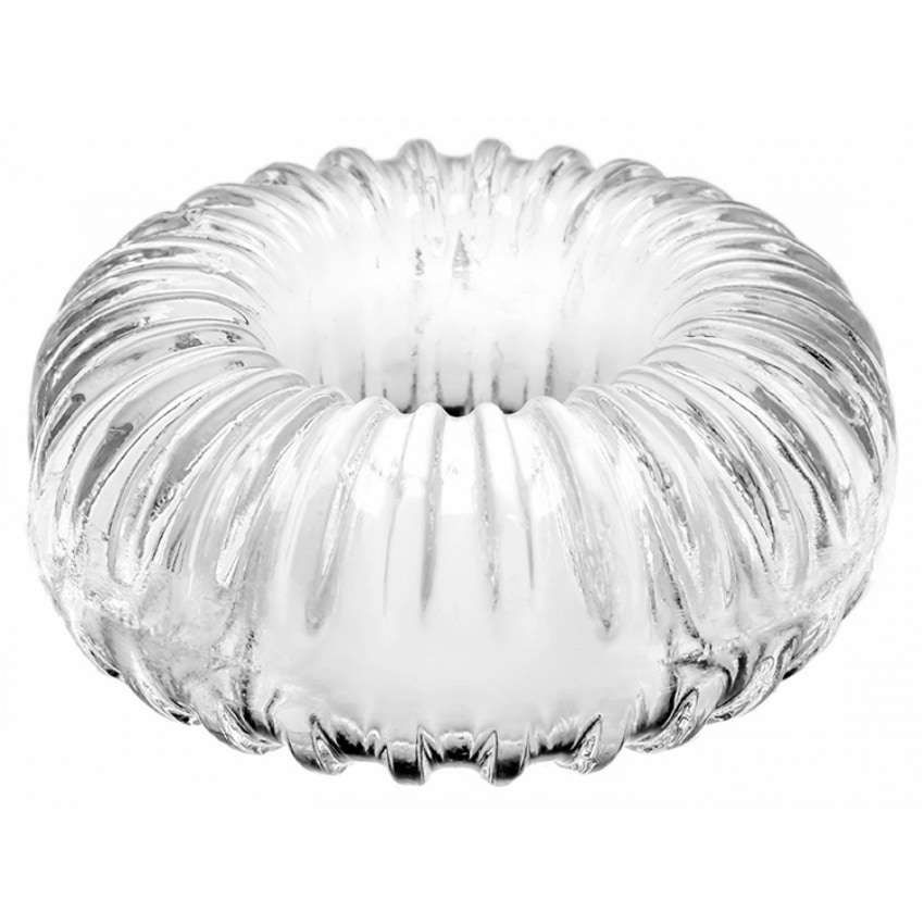 Inel Penis Ribbed Perfect Fit Transparent