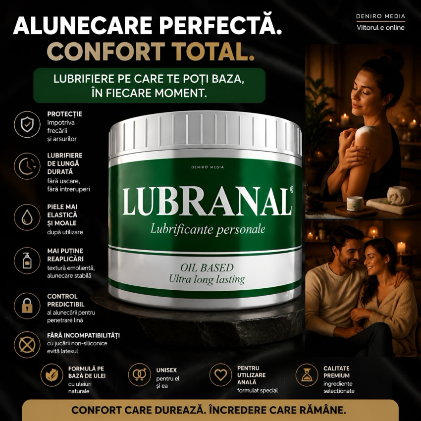 IntimateLine Lubranal Unguent Lubrifiantă Pe Ulei 150 ml