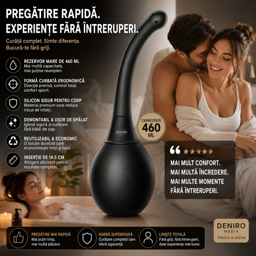 Irigator Anal Colt CalExotics Negru