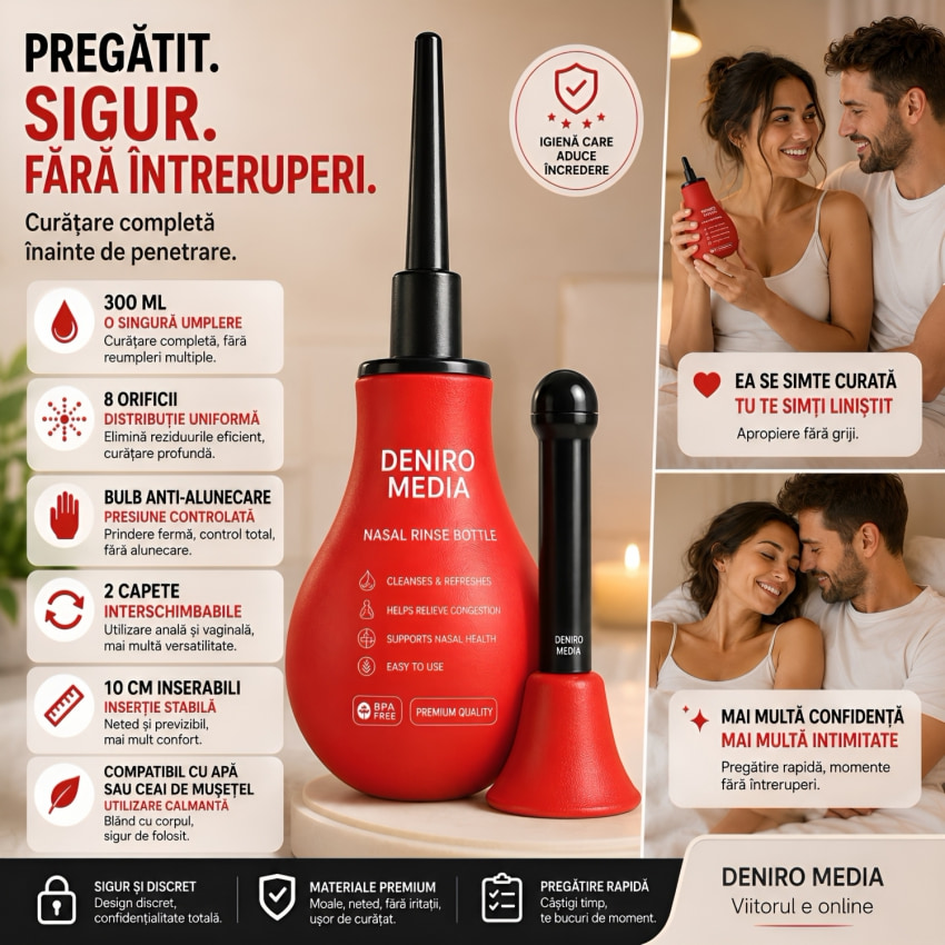 Irigator Anal Toyz4Lovers Roșu