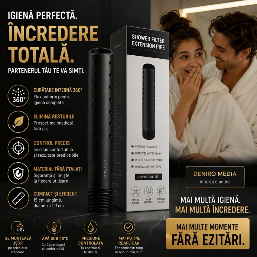 Irigatorul Versatil Black Mont Water Flow Pentru Zone Intime
