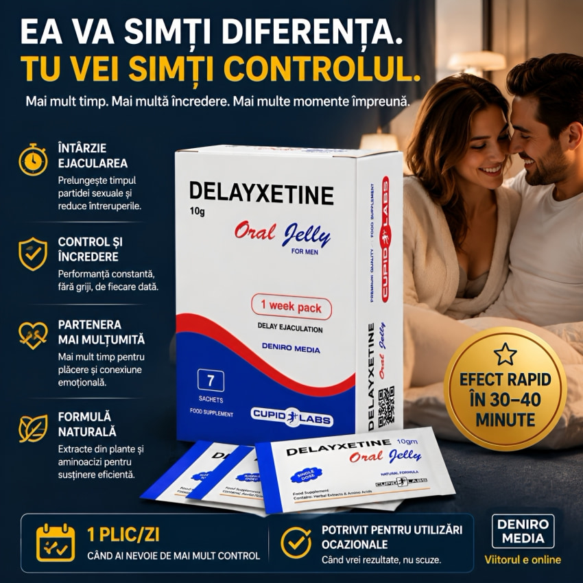 Jeleu Ejaculare Precoce Delayxetine 7 plicuri
