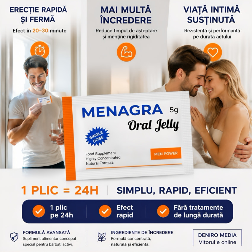 Jeleu Erecție Grabnică Menagra 2 pliculețe