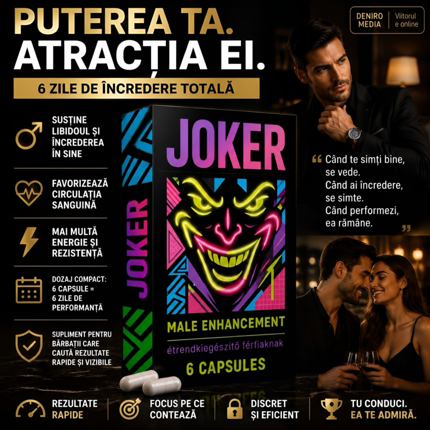 Joker 6 Capsule, Rețetă Compactă Pentru Bărbați