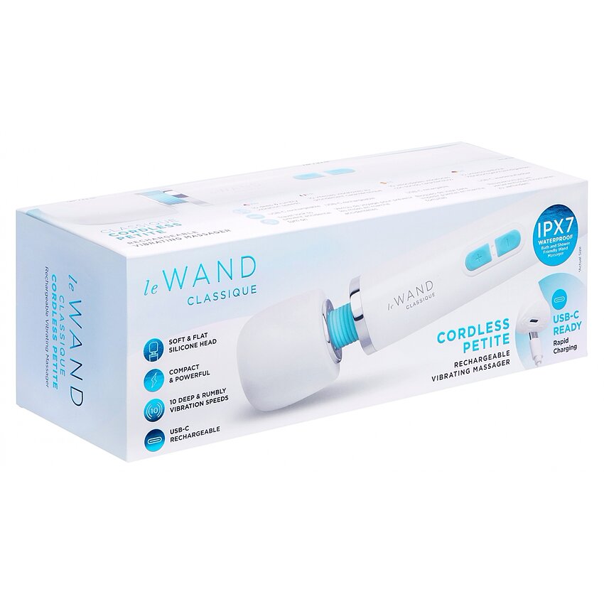 Le WAND Classique Petite — 10 Niveluri, Reîncărcabil Alb