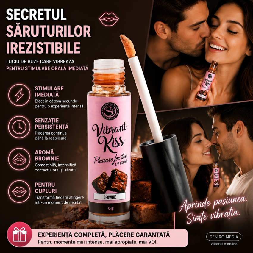 Lip Gloss Vibrant Kiss Brownie 6g