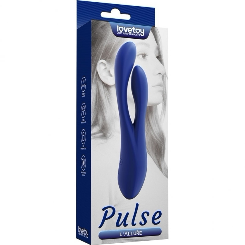 Lovetoy Pulse – Vibrator Reîncărcabil, 3 Intensități, 7 Moduri Albastru