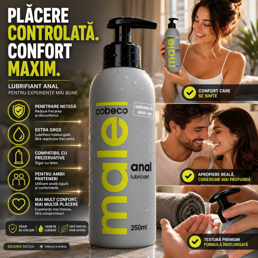 Lubrifiant Anal Male Cobeco 250ml