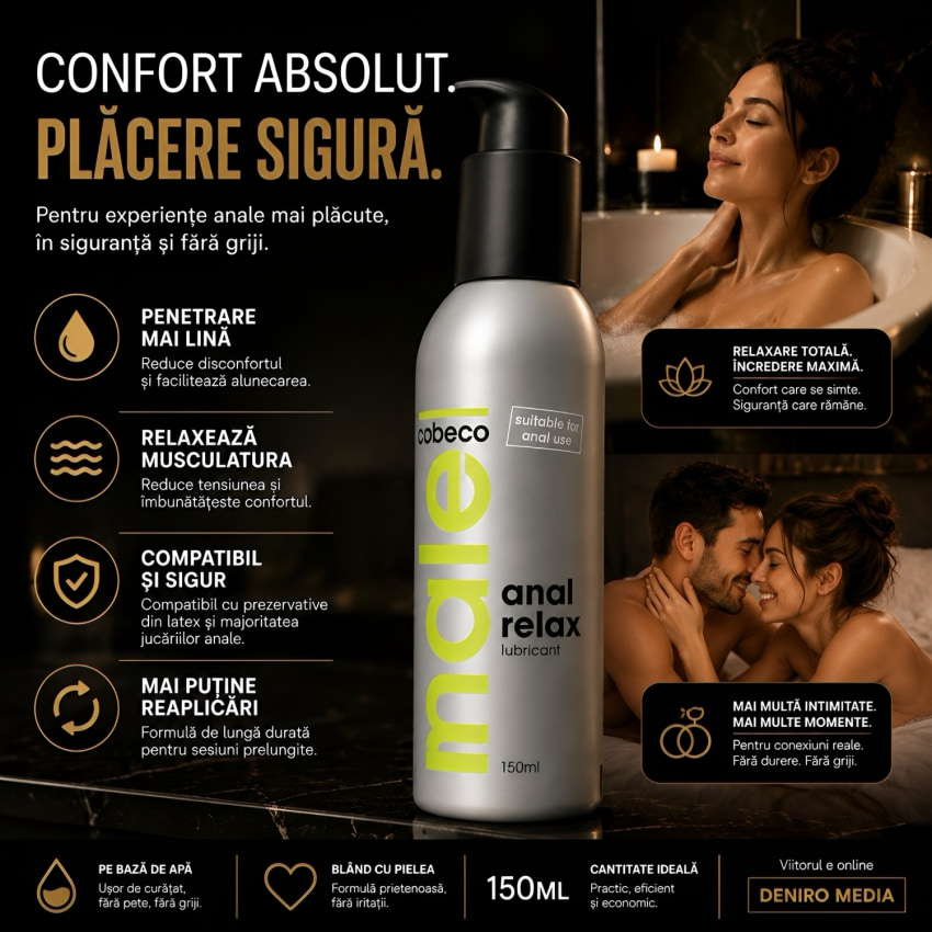 Lubrifiant Anal Relax Male Cobeco 150ml