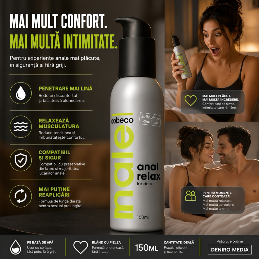 Lubrifiant Anal Relax Male Cobeco 150ml
