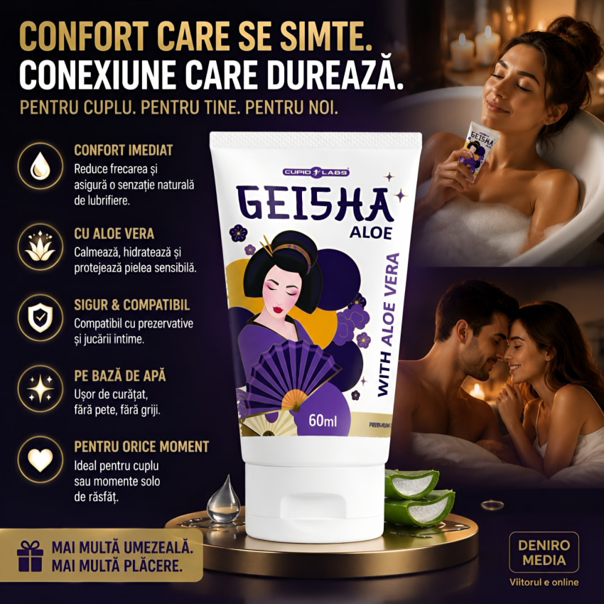 Lubrifiant Geisha Aloe Vera De lux 60ml