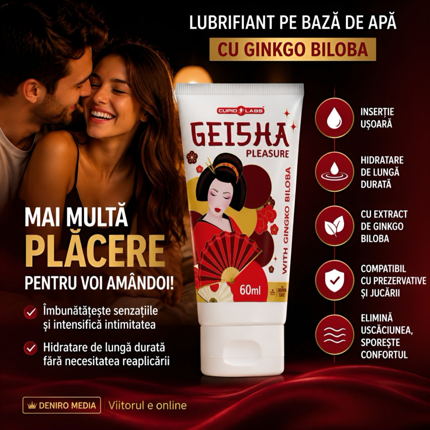Lubrifiant Geisha Gingko Biloba De lux 60ml