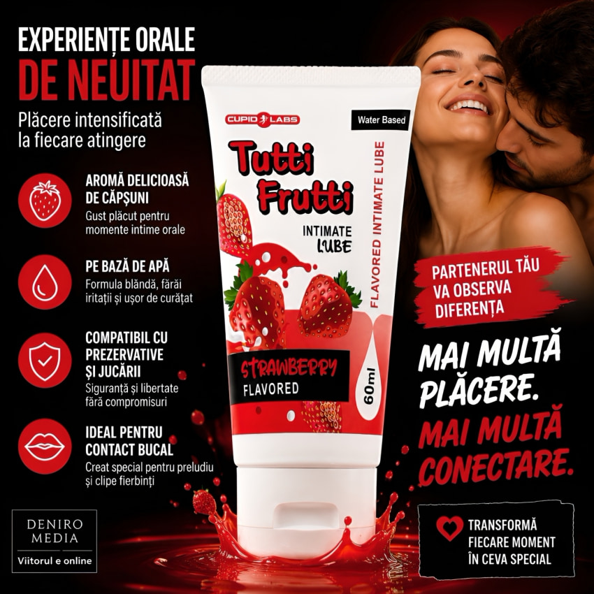 Lubrifiant Oral Căpșuni 60ml