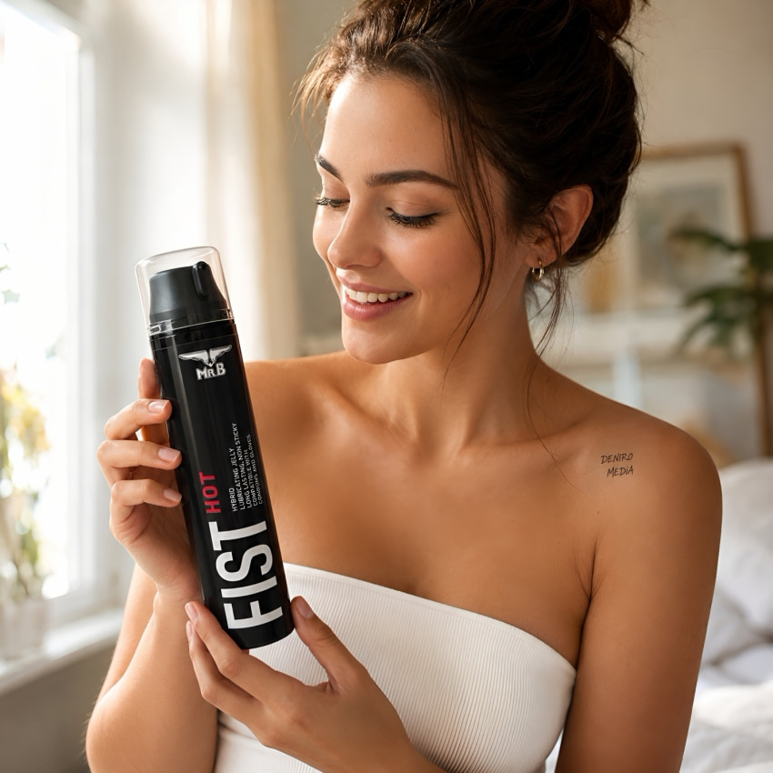 Lubrifiant pe bază de apă Mister B FIST Hot 200 ml