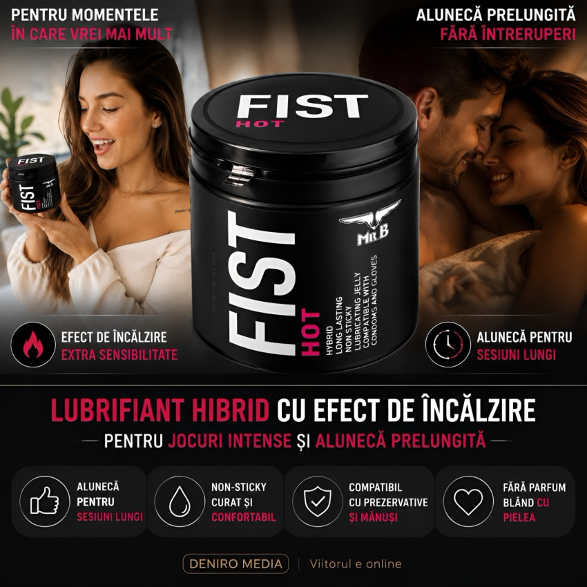 Lubrifiant Pe Bază De Apă Mister B FIST Hot 500 ml