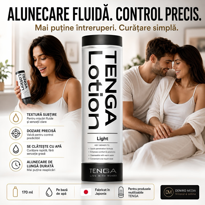 Lubrifiant Tenga Lotion Light pentru Masturbatoare 170 ml