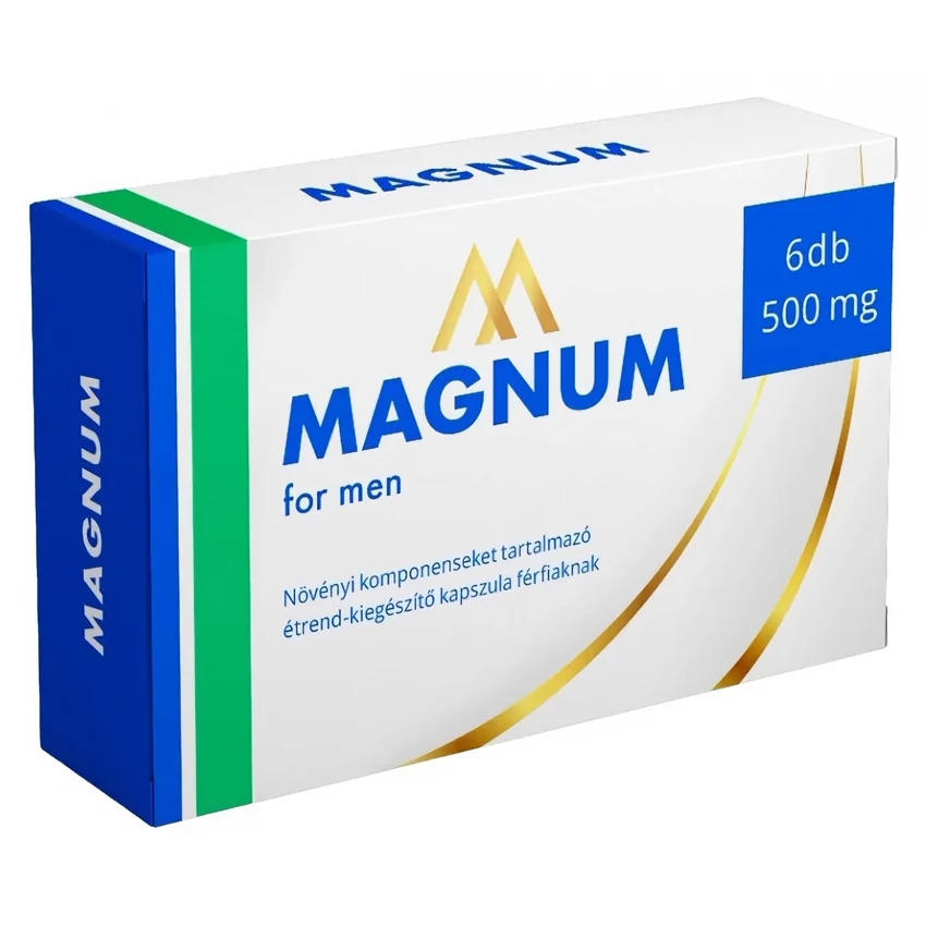 MAGNUM Pentru Bărbați, 6 Capsule, Complex Pe Bază De Plante