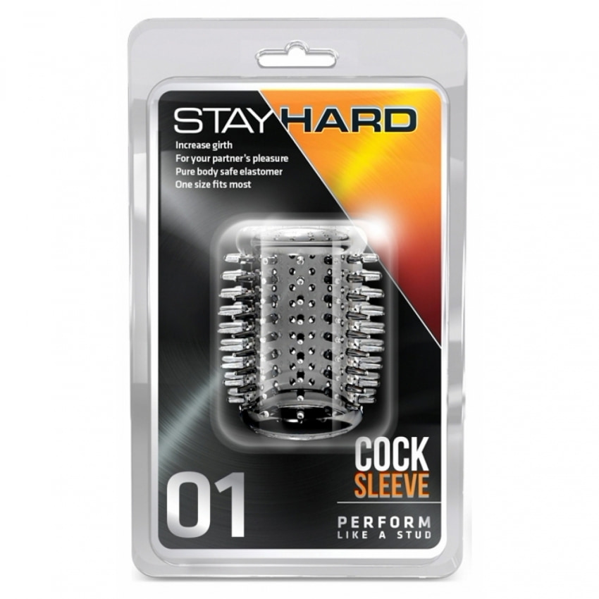 Manșon Stay Hard 01 Transparent