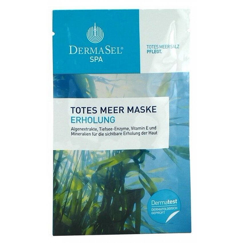 Mască de față revitalizantă, cu alge, vitamina E, minerale, Dermasel, 12 ml