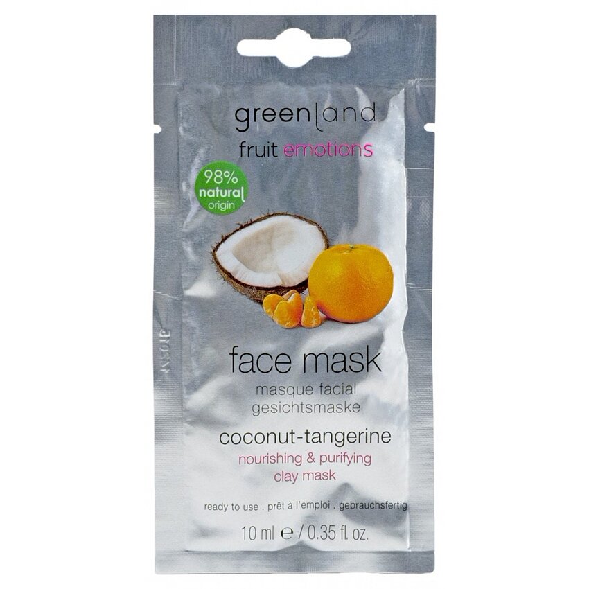 Mască Față Cu Cocoș și Mandarine Greenland 10ml