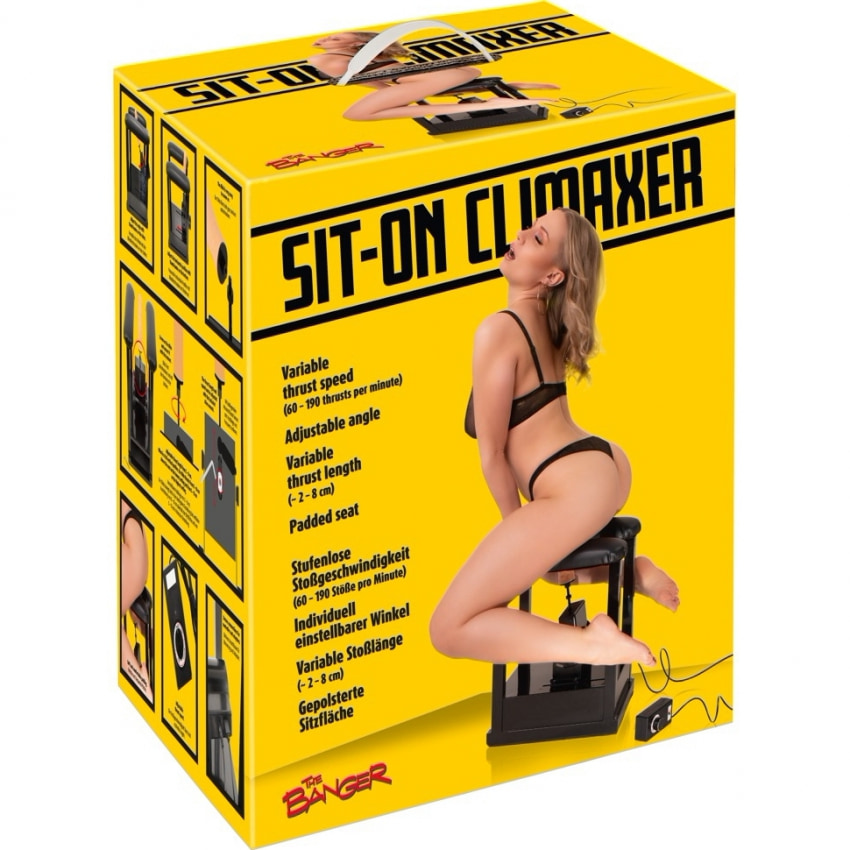 Mașină de Sex Sit-On cu Împingeri Până la +8cm