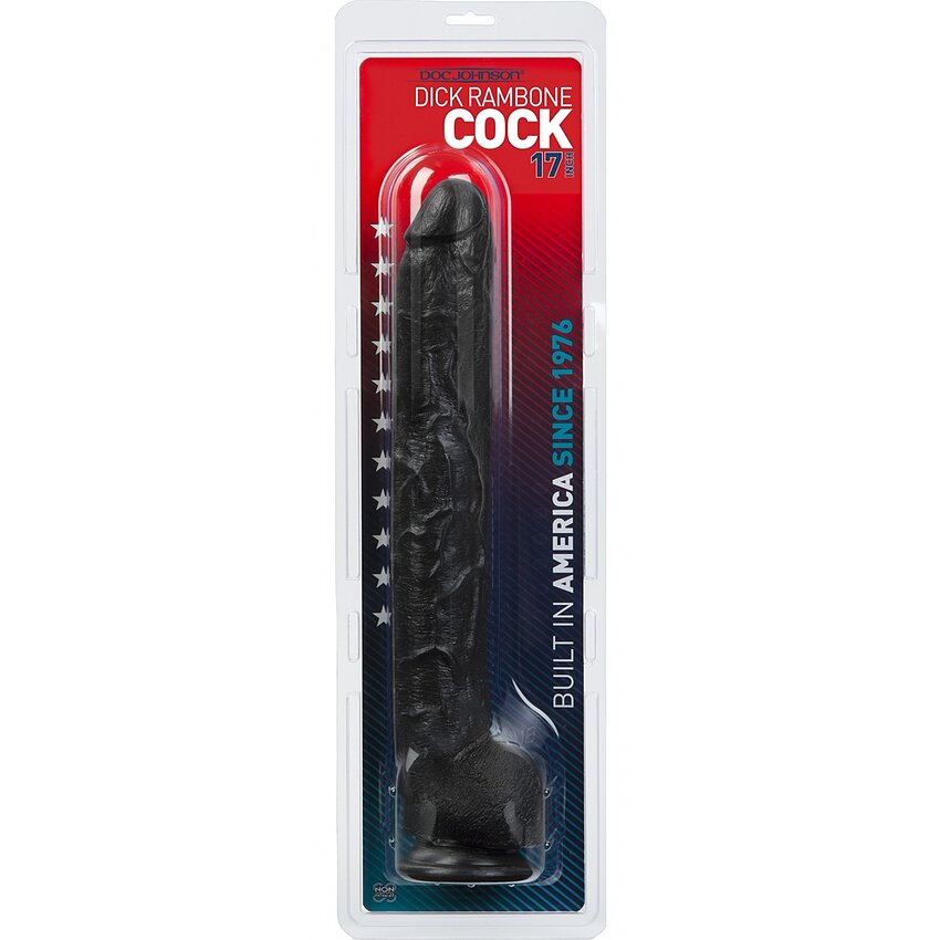 Maxi Dildo Penis Rambone 38cm Negru