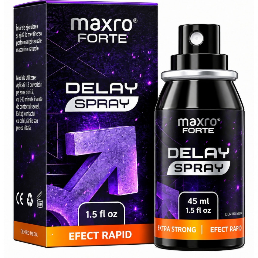 MaxRo Forte Delay Spray Întârziere Ejaculare 45 ml