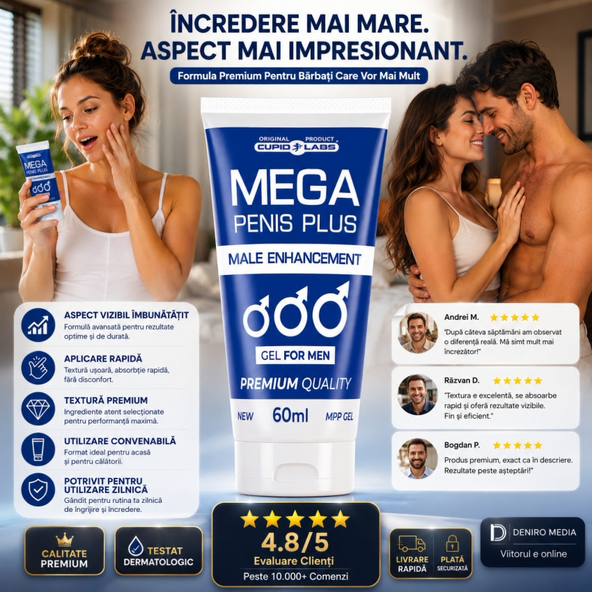Mega Sex Plus Gel Creștere Și Volum 60 ml