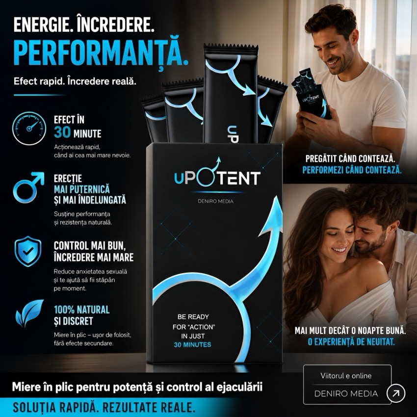 Miere UPotent Pentru Energie Și Ejaculare Prematură 5 plicuri