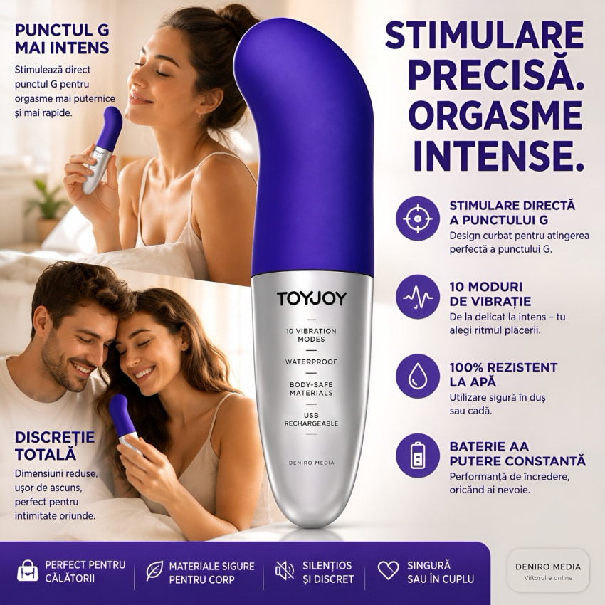 Mini Vibrator Viberette Punctul G Mov
