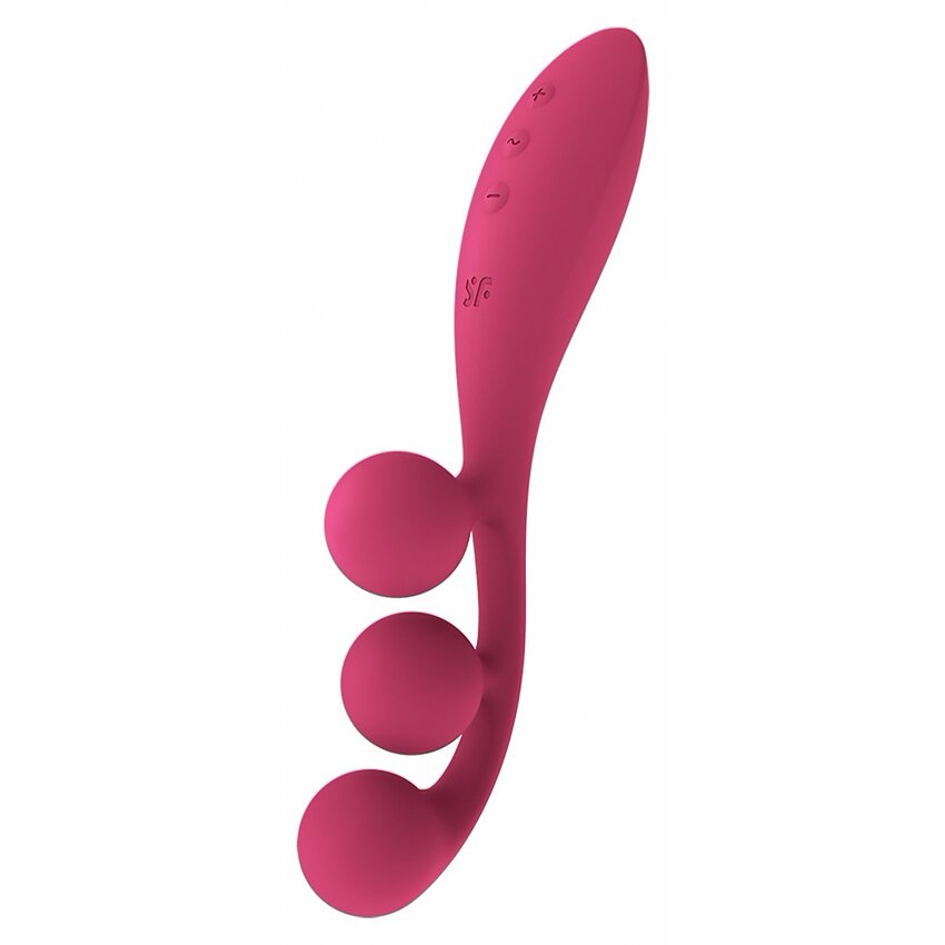 Multi-Vibrator Satisfyer Tri Ball 1 Roșu