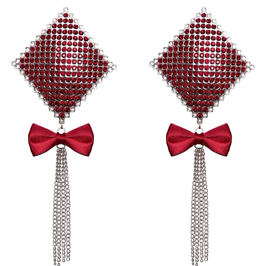 Nipple Jewellery Bow Roșu