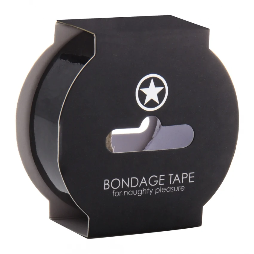 Non Sticky Bondage Tape 17.5m Negru