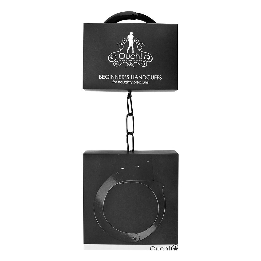 Ouch Beginners Handcuffs Negru