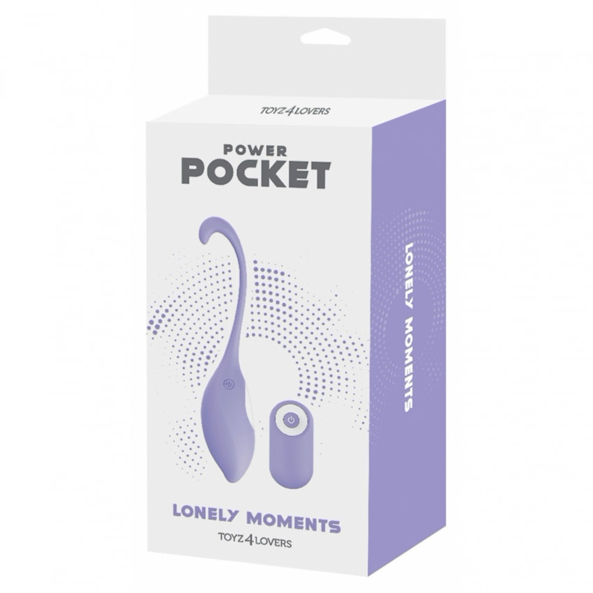 Oul Vibrator Lonely Moments Telecomandă Reîncărcabil Mov