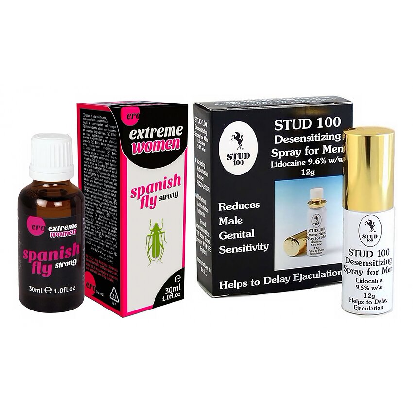 Pachet Afrodisiac Spain Fly Extreme Women + Spray Stud 100