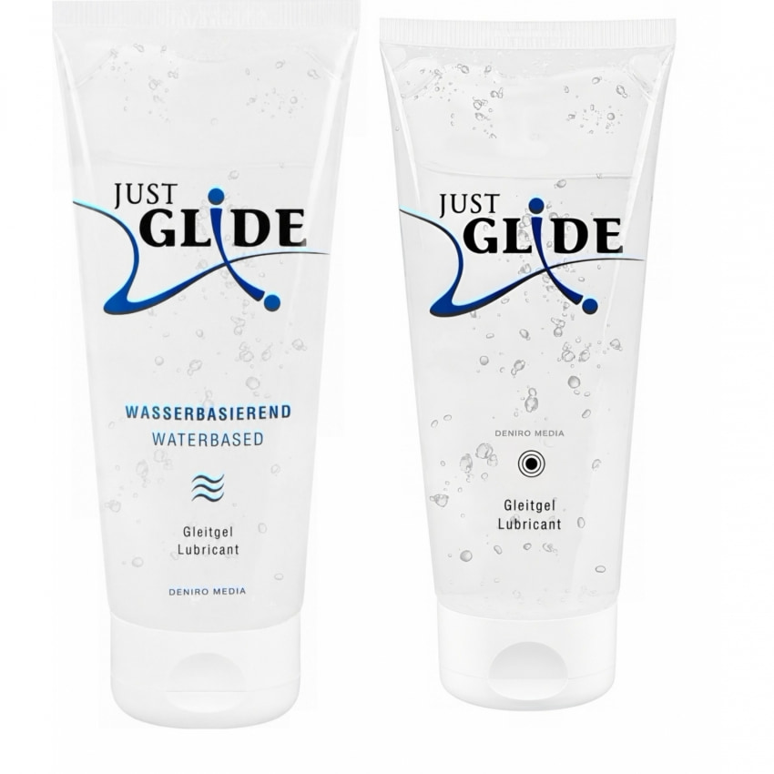 Pachet Lubrifiant Just Glide Anal 200ml + Lubrifiant Just Glide Waterbased 200ml