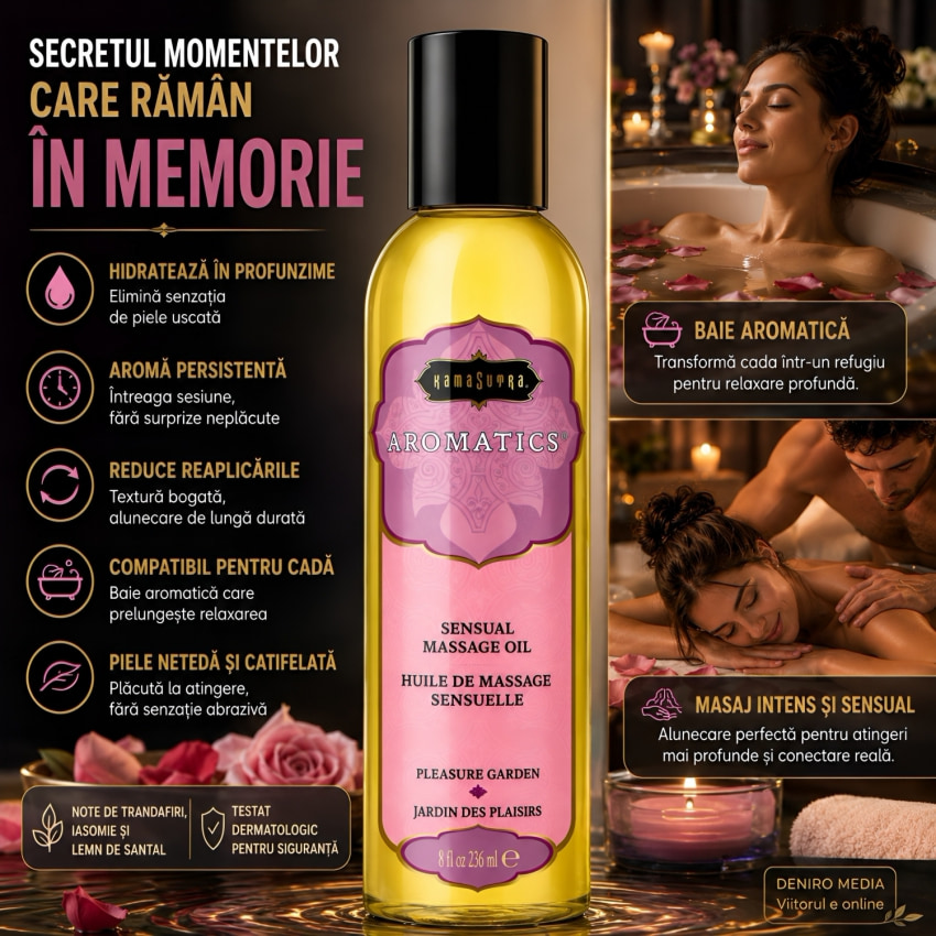 Pachet Spray Stud 100 Original + Ulei Masaj Grădina Plăcerii Kama Sutra 236ml