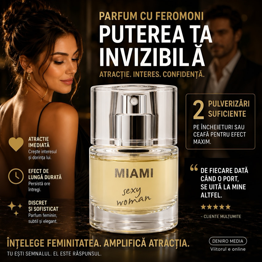 Parfum cu Hormoni de atracție Miami Woman 30ml