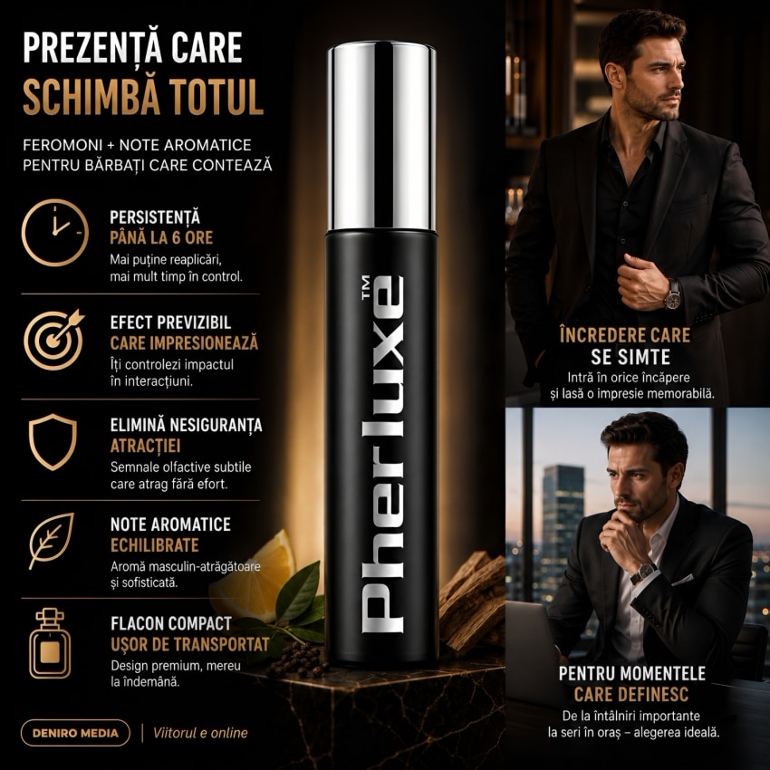 Parfum cu Feromoni Pherluxe Black Spray Pack 20 ml