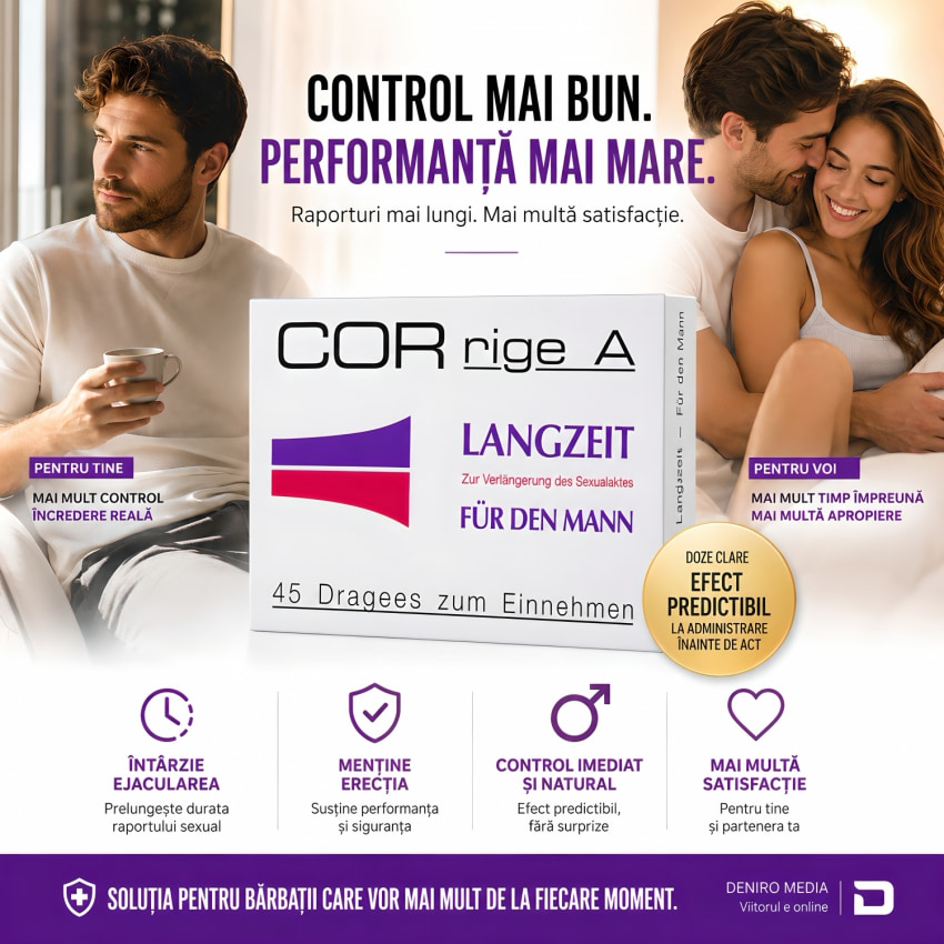 Pastile Anti Ejaculare Cor Rige A 45capsule