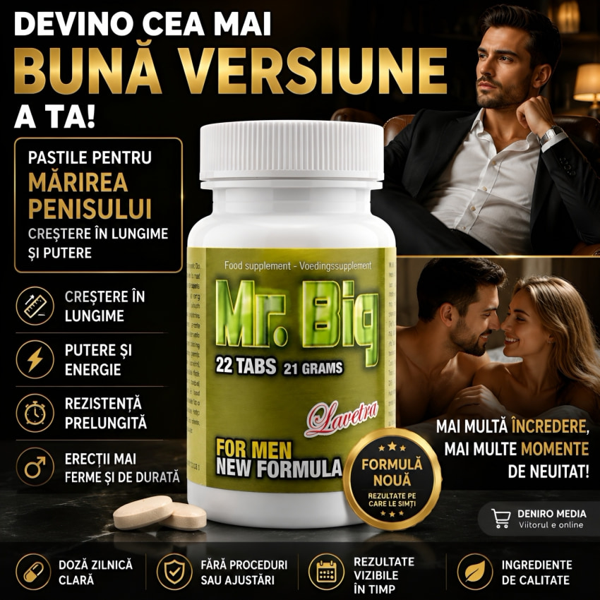 Pastile De Mărire A Falusului Mr. Big 22buc