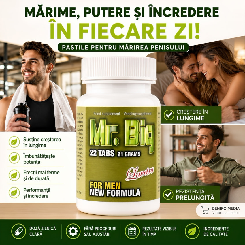 Pastile De Mărire A Membrului Mr. Big 22buc