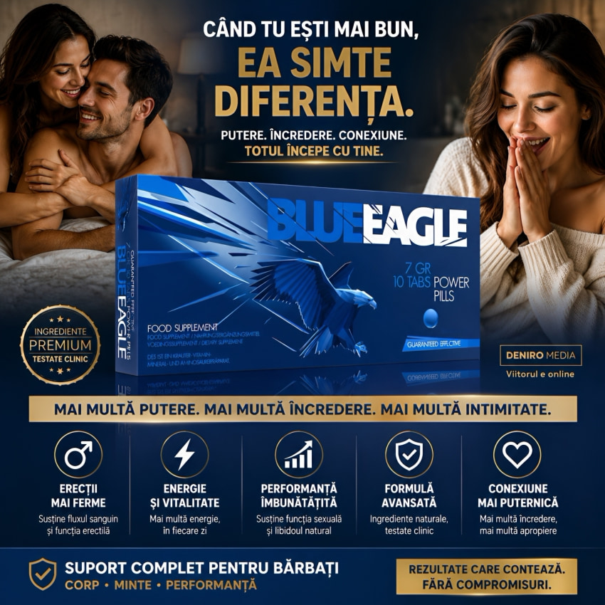 Pastile Sculare Performantă Blue Eagle 10 capsule