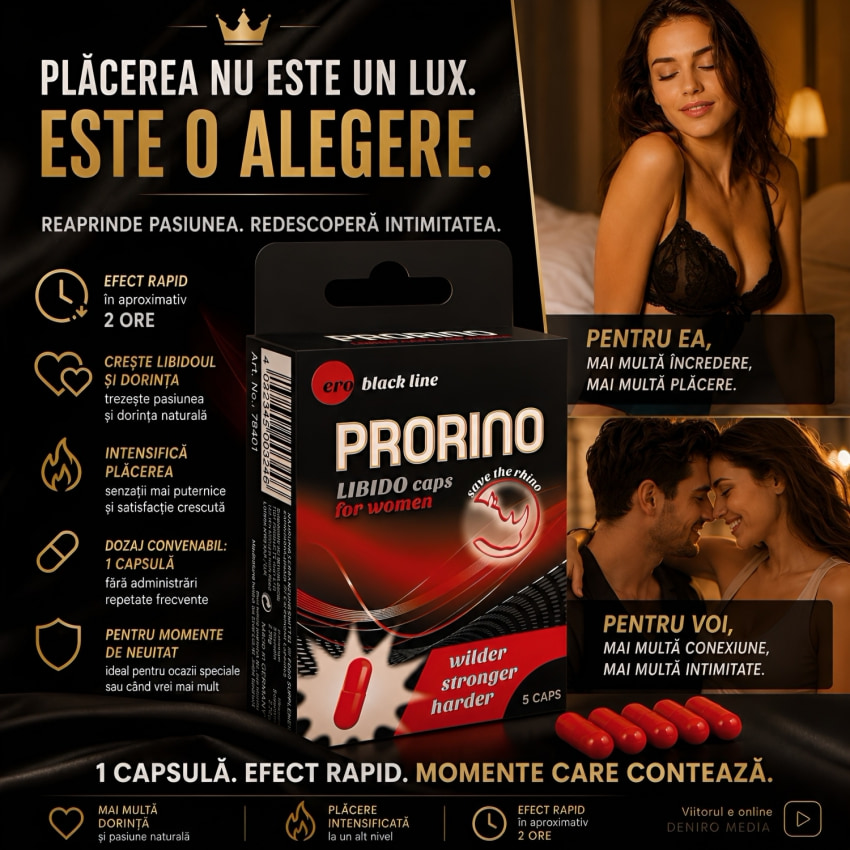 Pastile Soții Prorino Libido Caps 5 capsule