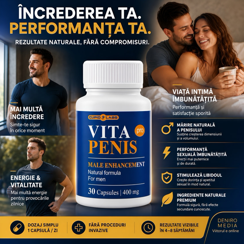 Pastile Mărirea Membrului Vita Penis 30 capsule
