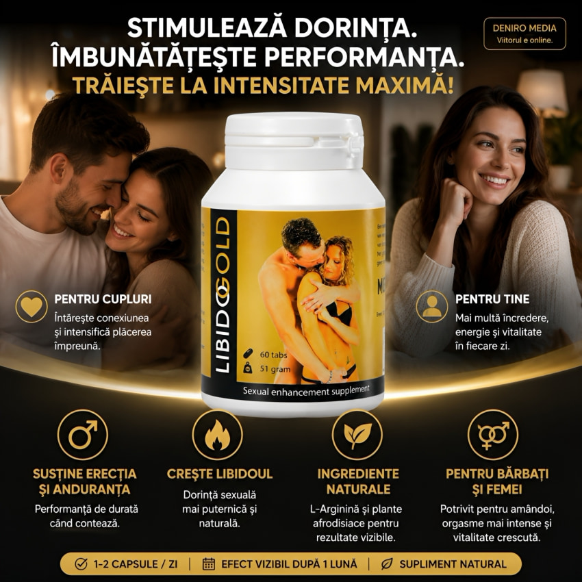 Pastile Pentru Creșterea Apetitului LibidoGold 60capsule