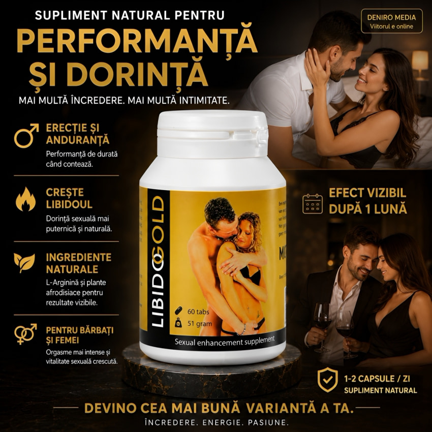 Pastile Pentru Creșterea Libidoului LibidoGold 60capsule