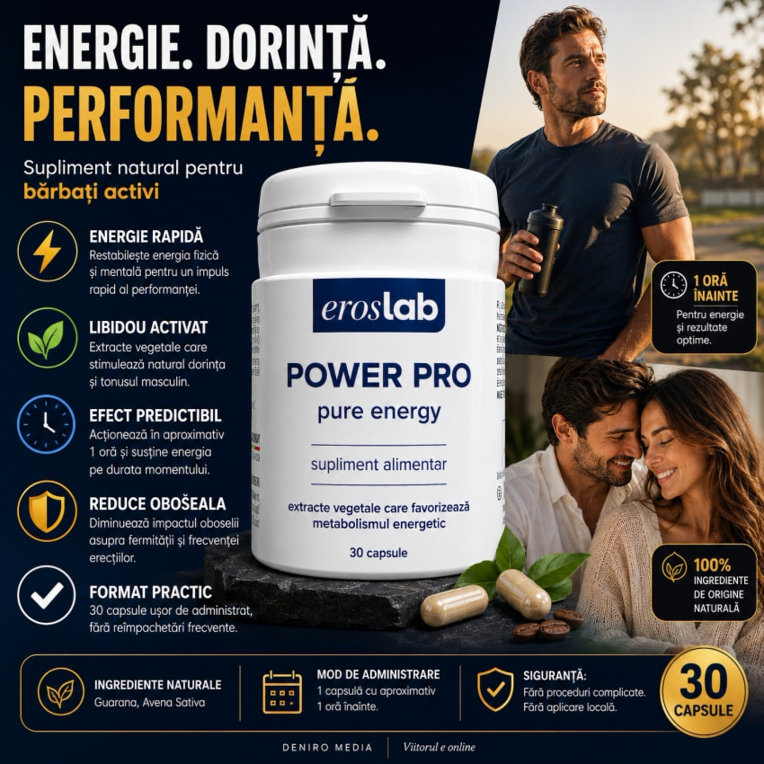 Pastile Potență Maximă Power Pro 30buc